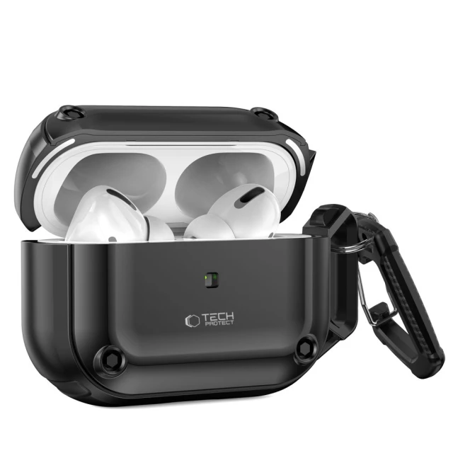 Чохол для навушників Tech-Protect Rough Hook для AirPods Pro 2 | 1 Black (5906302376278)