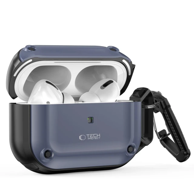 Чохол для навушників Tech-Protect Rough Hook для AirPods Pro 2 | 1 Steel Blue (5906302376308)