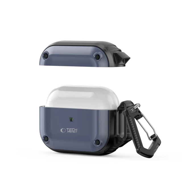 Чохол для навушників Tech-Protect Rough Hook для AirPods Pro 2 | 1 Steel Blue (5906302376308)