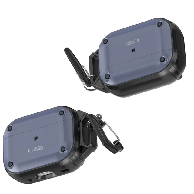 Чохол для навушників Tech-Protect Rough Hook для AirPods Pro 2 | 1 Steel Blue (5906302376308)