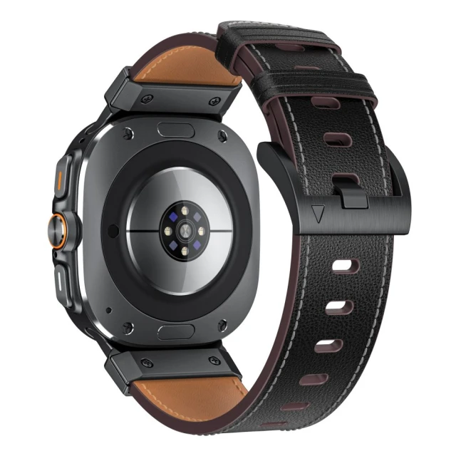Ремешок Tech-Protect Delta Pro для Samsung Galaxy Watch Ultra (47 mm) Leather Black (5906302376377)