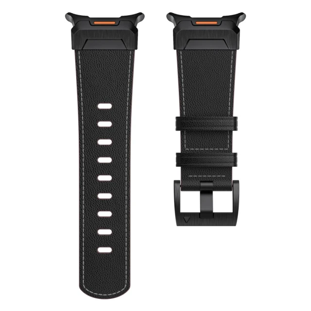 Ремешок Tech-Protect Delta Pro для Samsung Galaxy Watch Ultra (47 mm) Leather Black (5906302376377)