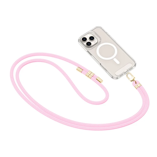 Ремінець Tech-Protect C7S Rope Crossbody Strap Baby Pink Gold (5906302376636)