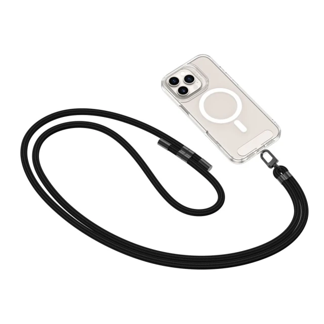 Ремінець Tech-Protect C7S Rope Crossbody Strap Black Black (5906302377251)