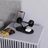 Бездротовий зарядний пристрій Tech-Protect A41 15W 3-in-1 Black with MagSafe (5906302380152)