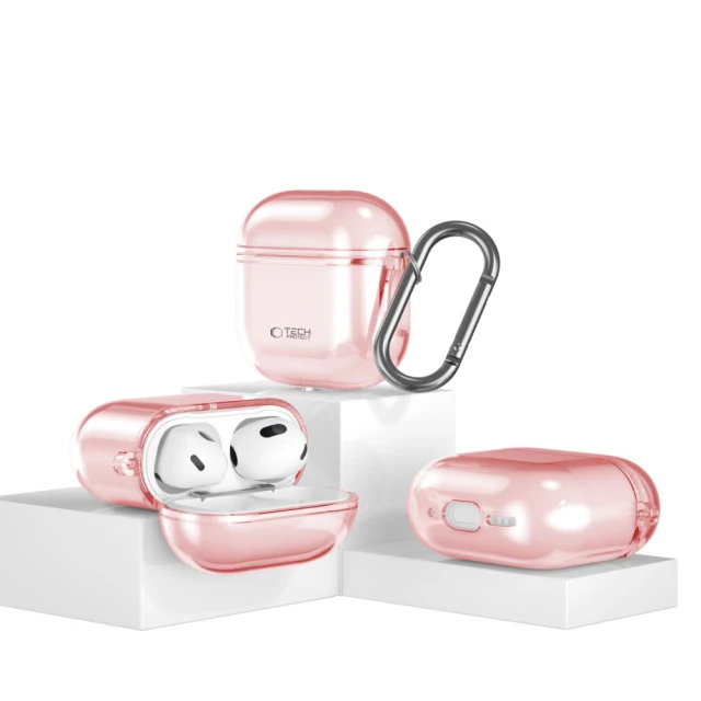 Чохол для навушників Tech-Protect FlexAir для AirPods 4 Baby Pink (5906302380237)