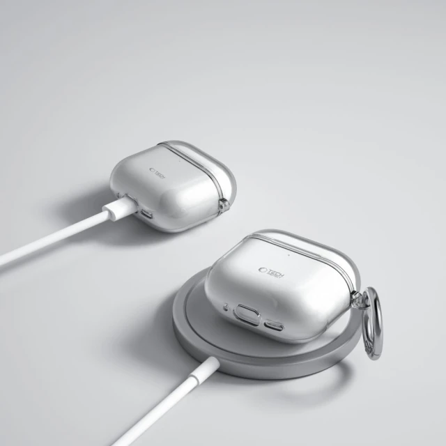 Чохол для навушників Tech-Protect FlexAir для AirPods 4 Ash Grey (5906302380244)