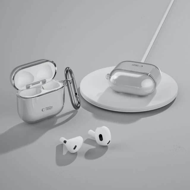 Чохол для навушників Tech-Protect FlexAir для AirPods 4 Ash Grey (5906302380244)