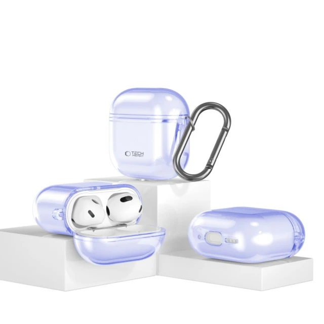 Чехол для наушников Tech-Protect FlexAir для AirPods 4 Violet (5906302380268)