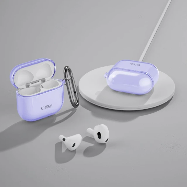 Чехол для наушников Tech-Protect FlexAir для AirPods 4 Violet (5906302380268)