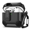 Чохол для навушників Tech-Protect Carbonox для AirPods 4 Black (5906302380312)