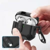 Чохол для навушників Tech-Protect Carbonox для AirPods 4 Black (5906302380312)