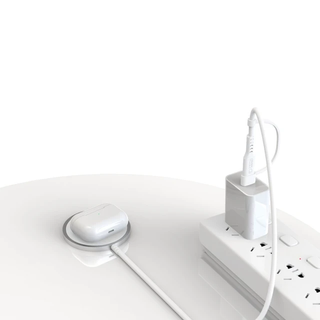 Бездротовий зарядний пристрій Tech-Protect A44 15W White with MagSafe (5906302380329)