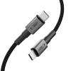 Кабель Tech-Protect Ultraboost DNA USB-C to USB-C 60W 0.25 m Iron Grey (5906302380756)