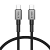 Кабель Tech-Protect Ultraboost DNA USB-C to USB-C 60W 0.5 m Iron Grey (5906302380763)