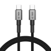Кабель Tech-Protect Ultraboost DNA USB-C to USB-C 60W 1 m Iron Grey (5906302380770)
