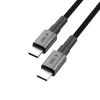 Кабель Tech-Protect Ultraboost DNA USB-C to USB-C 100W 1 m Iron Grey (5906302380824)