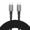 Кабель Tech-Protect Ultraboost DNA USB-C to USB-C 100W 3 m Iron Grey (5906302380848)