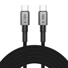 Кабель Tech-Protect Ultraboost DNA USB-C to USB-C 100W 3 m Iron Grey (5906302380848)