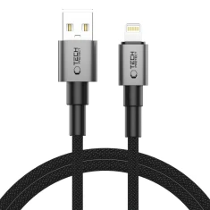 Кабель Tech-Protect Ultraboost DNA USB-A to Lightning 15W 1 m Iron Grey (5906302380855)