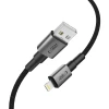 Кабель Tech-Protect Ultraboost DNA USB-A to Lightning 15W 1 m Iron Grey (5906302380855)