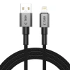 Кабель Tech-Protect Ultraboost DNA USB-A to Lightning 15W 2 m Iron Grey (5906302380862)