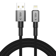 Кабель Tech-Protect Ultraboost DNA USB-A to Lightning 15W 2 m Iron Grey (5906302380862)