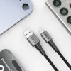Кабель Tech-Protect Ultraboost DNA USB-A to Lightning 15W 2 m Iron Grey (5906302380862)