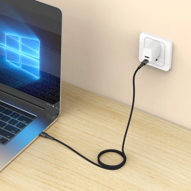 Кабель Tech-Protect Ultraboost DNA USB-C to Lightning 27W 1 m Iron Grey (5906302380879)