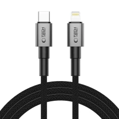Кабель Tech-Protect Ultraboost DNA USB-C to Lightning 27W 2 m Iron Grey (5906302380886)