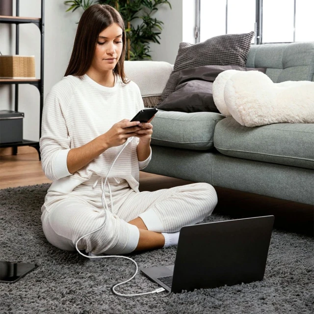 Кабель Tech-Protect Ultraboost Lite USB-C to USB-C 60W 2 m Cool Grey (5906302380916)