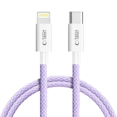Кабель Tech-Protect Ultraboost Lite USB-C to Lightning 27W 1 m Mauve (5906302380930)