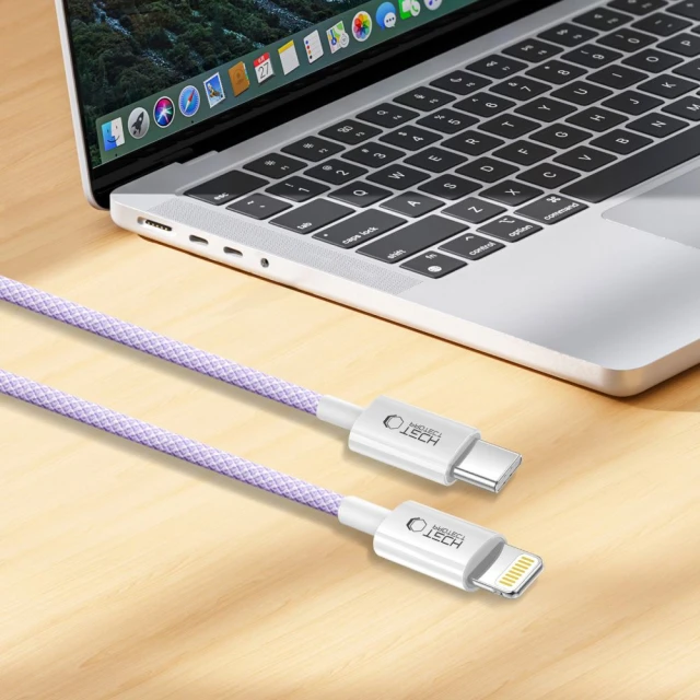 Кабель Tech-Protect Ultraboost Lite USB-C to Lightning 27W 1 m Mauve (5906302380930)