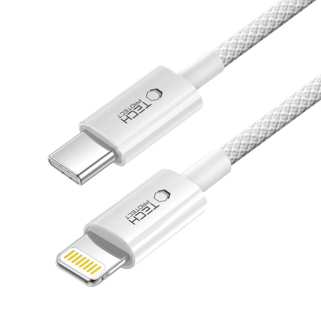 Кабель Tech-Protect Ultraboost Lite USB-C to Lightning 27W 2 m Cool Grey (5906302380954)
