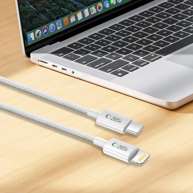 Кабель Tech-Protect Ultraboost Lite USB-C to Lightning 27W 2 m Cool Grey (5906302380954)
