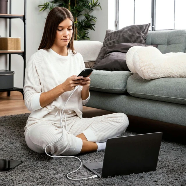 Кабель Tech-Protect Ultraboost Lite USB-C to Lightning 27W 2 m Cool Grey (5906302380954)