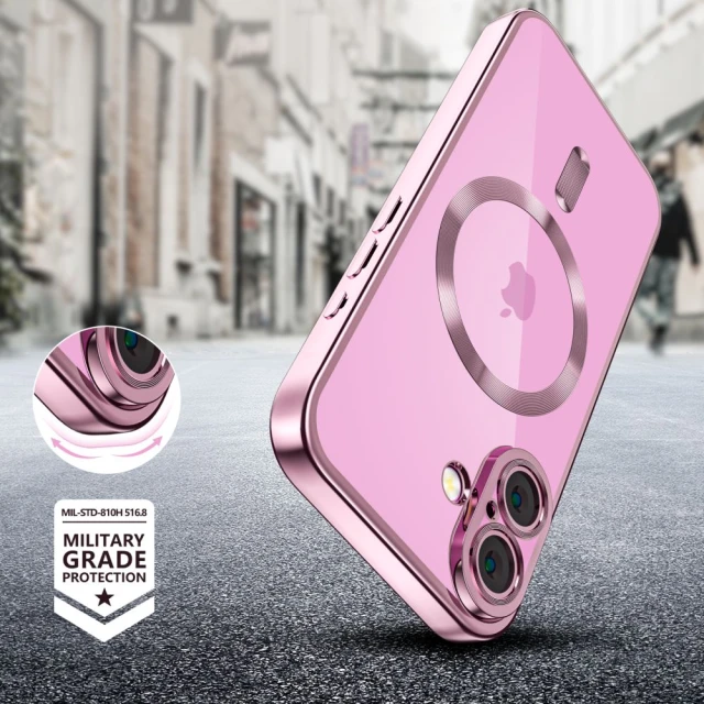 Чохол Tech-Protect MagFlex для iPhone 16 Shiny Rose with MagSafe (5906302380978)
