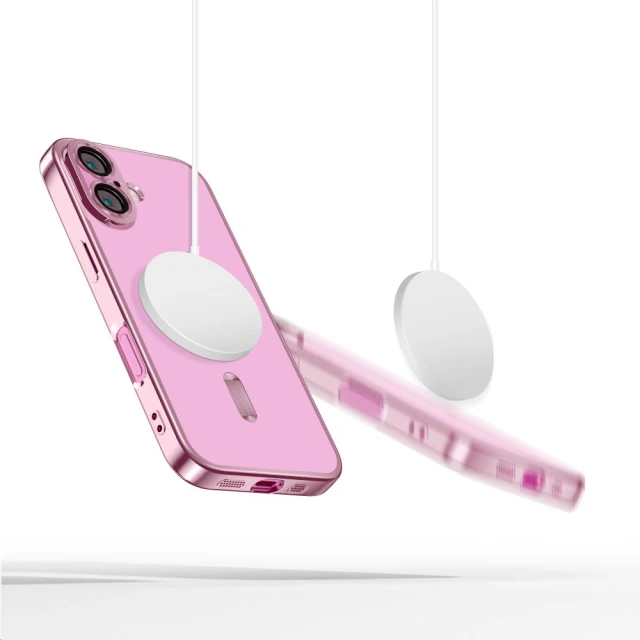 Чохол Tech-Protect MagFlex для iPhone 16 Shiny Rose with MagSafe (5906302380978)