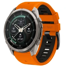 Ремінець Tech-Protect IconBand Pro для Garmin Fenix 9 Pro | 9 | 8 Pro | 8 | 7X | 6X Pro | 6X | 5X Plus | 5X (47 mm) Orange Black (5906302388134)