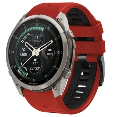 Ремінець Tech-Protect IconBand Pro для Garmin Fenix 9 Pro | 9 | 8 Pro | 8 | 7X | 6X Pro | 6X | 5X Plus | 5X (47 mm) Red Black (5906302388158)