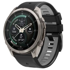 Ремінець Tech-Protect Iconband Pro для Garmin Fenix 9 Pro | 9 | 8 Pro | 8 | 7X | 6X Pro | 6X | 5X Plus | 5X (51 mm) Black Grey (5906302388233)