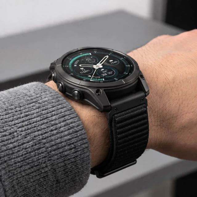 Ремінець Tech-Protect Nylonloop для Garmin Fenix 5 | 6 | 6 Pro | 7 | 8 | 8 Pro | 9 | 9 Pro 47 мм Black (5906302388257)