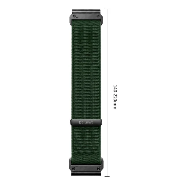 Ремінець Tech-Protect Nylonloop для Garmin Fenix 5 | 6 | 6 Pro | 7 | 8 | 8 Pro | 9 | 9 Pro 47 мм Military Green (5906302388288)