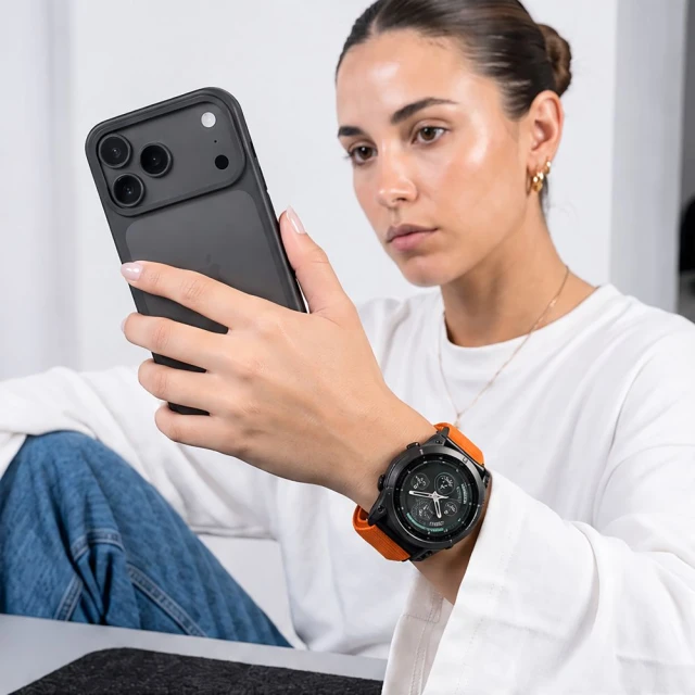Ремінець Tech-Protect Nylonloop для Garmin Fenix 5 | 6 | 6 Pro | 7 | 8 | 8 Pro | 9 | 9 Pro 47 мм Signal Orange (5906302388295)
