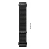 Ремінець Tech-Protect Nylonloop для Garmin Fenix 9 Pro | 9 | 8 Pro | 8 | 7X | 6X Pro | 6X | 5X Plus | 5X 51 mm Black (5906302388301)