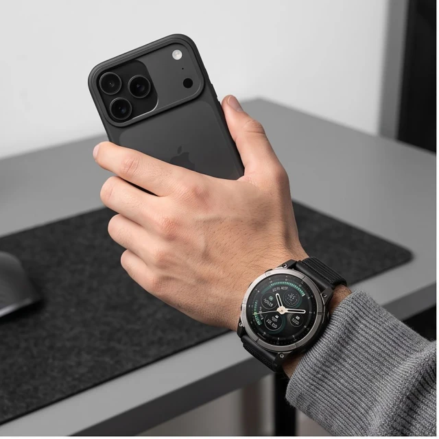 Ремінець Tech-Protect Nylonloop для Garmin Fenix 9 Pro | 9 | 8 Pro | 8 | 7X | 6X Pro | 6X | 5X Plus | 5X 51 mm Black (5906302388301)
