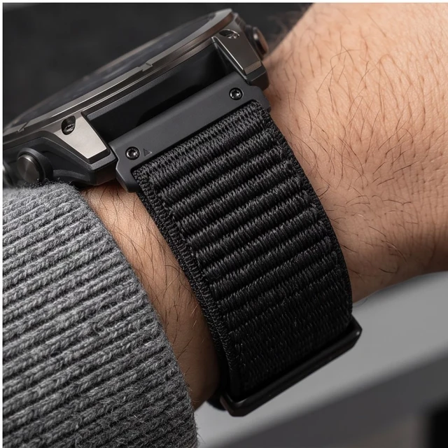 Ремінець Tech-Protect Nylonloop для Garmin Fenix 9 Pro | 9 | 8 Pro | 8 | 7X | 6X Pro | 6X | 5X Plus | 5X 51 mm Black (5906302388301)