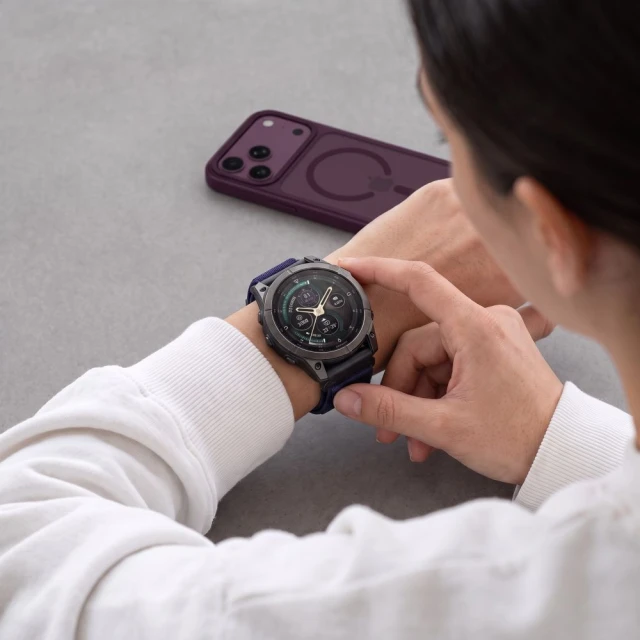 Ремінець Tech-Protect Nylonloop для Garmin Fenix 9 Pro | 9 | 8 Pro | 8 | 7X | 6X Pro | 6X | 5X Plus | 5X 51 mm Navy (5906302388318)