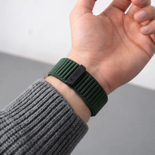 Ремінець Tech-Protect Nylonloop для Garmin Fenix 9 Pro | 9 | 8 Pro | 8 | 7X | 6X Pro | 6X | 5X Plus | 5X 51 mm Green (5906302388332)