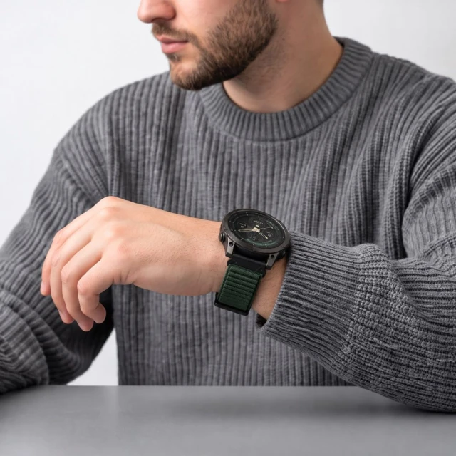 Ремінець Tech-Protect Nylonloop для Garmin Fenix 9 Pro | 9 | 8 Pro | 8 | 7X | 6X Pro | 6X | 5X Plus | 5X 51 mm Green (5906302388332)